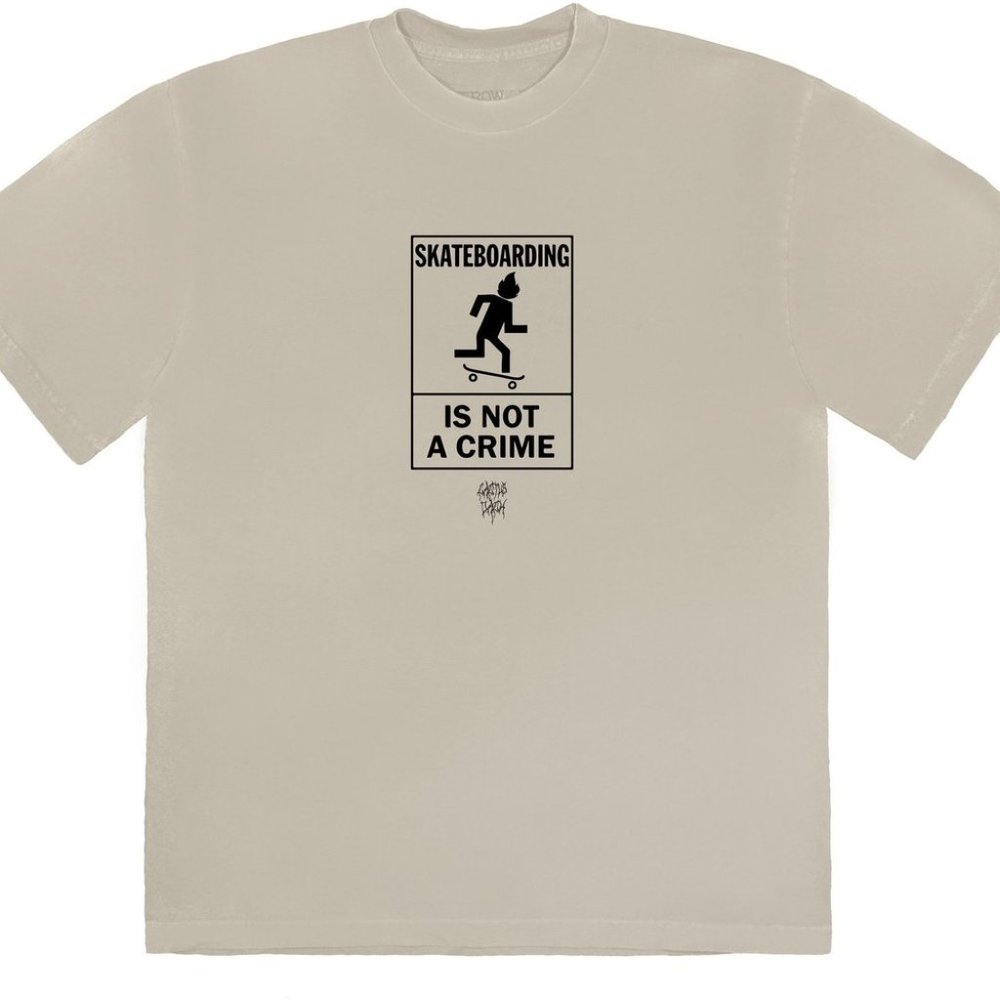 TRAVIS SCOTT CACTUS JACK NOT A CRIME T SHIRT MENS XXL